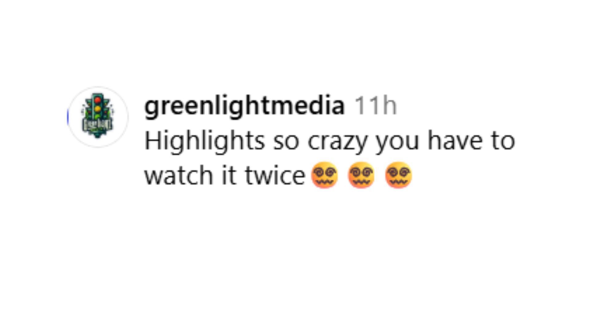 Greenlight Media reaction on Jaron Pierre's transfer to SMU (Imae Source: @greenlightmedia/Instagram)